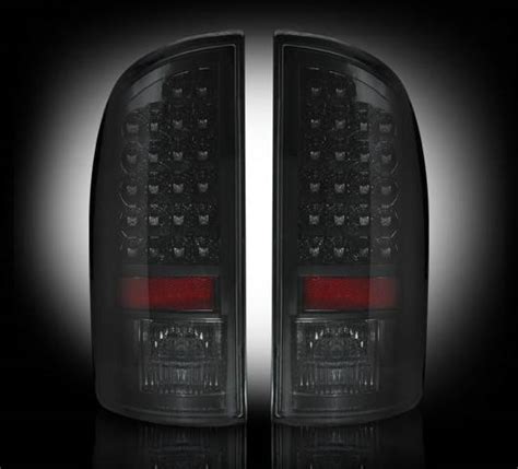 Dodge 07 08 Ram 1500 And 07 09 Ram 25003500 Led Tail Lights Smoked Lens