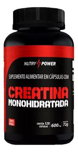 Creatina Monohidratada Nutry Power 120 Cápsulas MercadoLivre