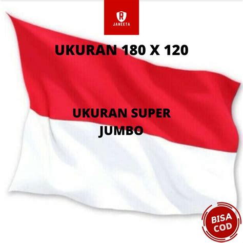 Bendera Merah Putih Ukuran X Super Jumbo Lazada Indonesia