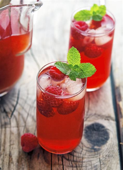 The Iron You Raspberry Mint Iced Tea