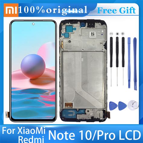 شاشة LCD أصلية اختبار Redmi نوت 10 Pro لشاشة عرض شاومي ريدمي نوت 10 ...