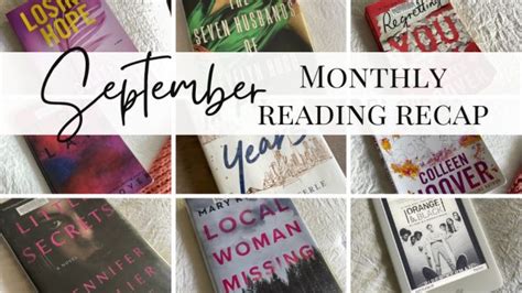 11 Books I Read In September Monthly Recap Authentically Del