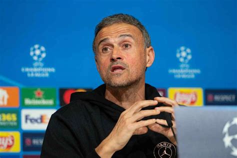 Psg Manager Luis Enrique Urges His Side To Raise Their Level Ahead Of