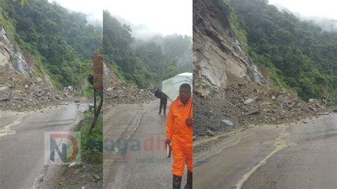 पहिरोका कारण सिद्धार्थ राजमार्गको पौठेडाडाँ र सेरामा सडक अवरुद्ध