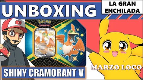 Cramorant V Shiny Tinshining Fates Marzo Loco Cartas Pokemon Mexico