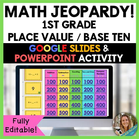 St Grade Place Value Jeopardy Game Number And Operations In Base Ten