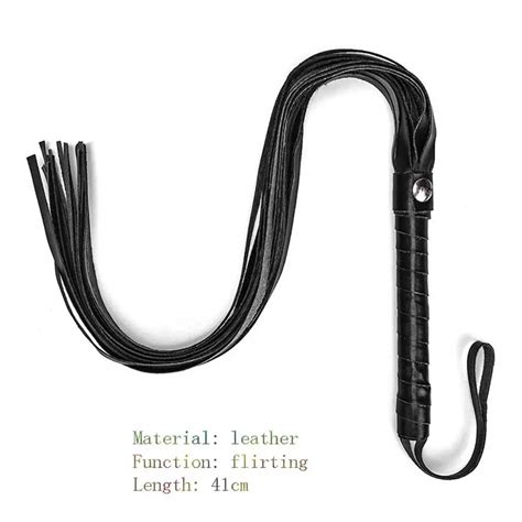 Adult SM Games PU Leather Spanking Bondage Flogger Whip Sex Toys For Couple Woman Porno Sexy In