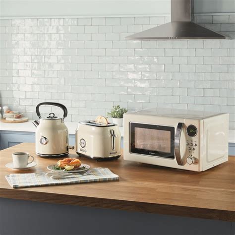 NEW Aldi Microwave Toaster And Kettle Set Adds Retro Vibes To Kitchens