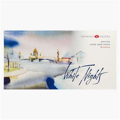 St Petersburg White Nights Watercolor Paint Pan Set Jackson S