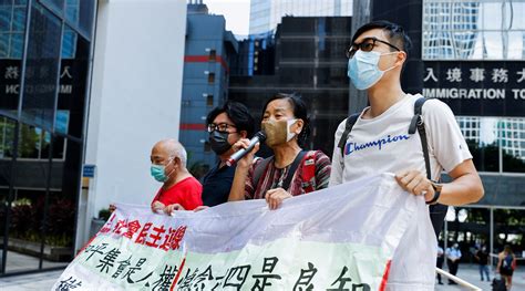 Hong Kong Jails Tiananmen Square Vigil Activists World News The