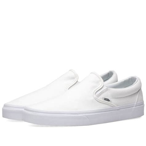 Vans Classic Slip On True White | END. (US)