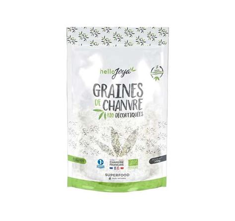 Graines de chanvre décortiquées BIO Hello Joya 200 g La Belle Vie