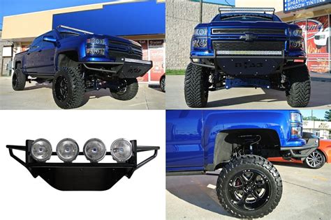 Get your truck armored with new off-road bumpers by Go-Rhino | Chevy ...