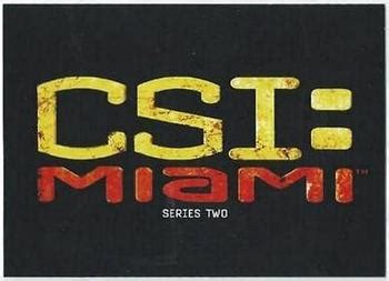 2005 Strictly Ink CSI Miami Series 2 Non Sport Gallery Trading Card