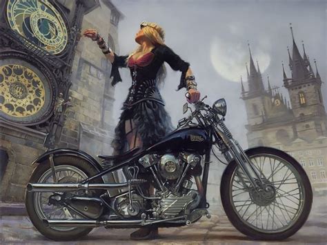 Fuel For The Soul Outstanding Nostalgic Motorcycle Paintings Of