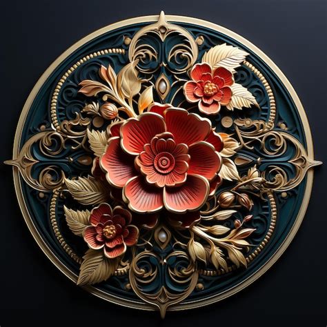 Premium Photo Ornament Islamic Kaligrafi