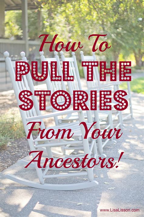 How To Pull the Stories From Your Ancestors - Are You My Cousin?