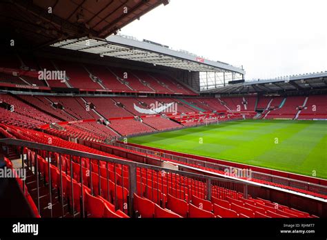 Vista Interior Del Estadio De F Tbol De Old Trafford Del Manchester