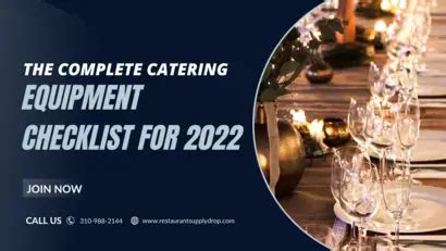 The Complete Catering Equipment Checklist For 2022 - WriteUpCafe.com