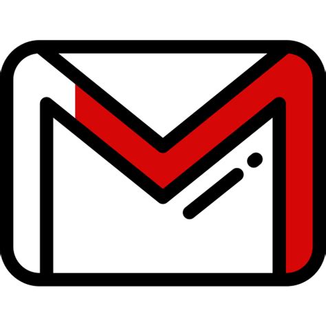 Gmail Detailed Rounded Color Omission Icon