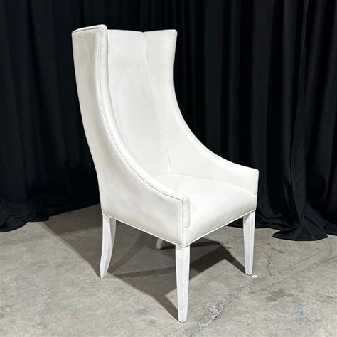 White High Back Chair Tr Tents And Events