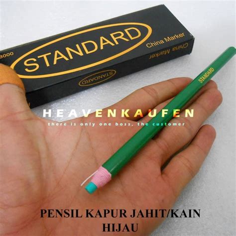 Jual Pensil Kapur Kain Pensil Kapur Jahit Warna Hijau Kota Malang