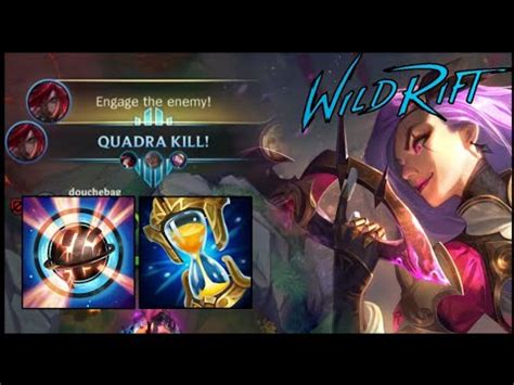 WILD RIFT KATARINA HIGH BURST DAMAGE WITH INSANE QUADRAKILL MVP