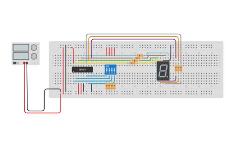 Circuit Design Decodificador Bcd Para Display De 7 Segmentos Cd4511