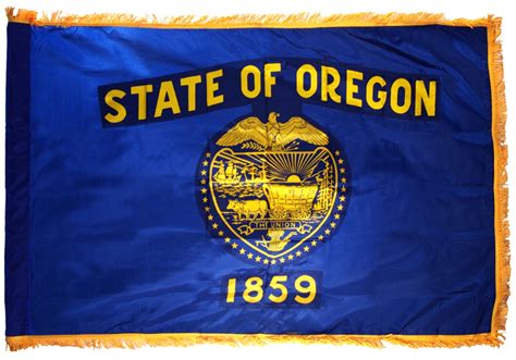 Oregon State Flag Indoor 5 X 8 Oregon Flag State Of Oregon Flag