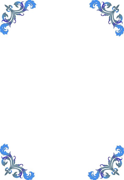 Clip Art Borders | Corner Flower Border | Paper Scrap | Pinterest ...