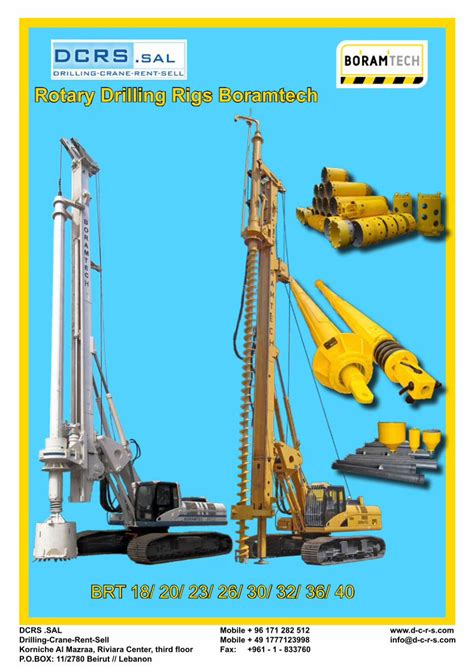 Pdf Rotary Drilling Rigs Boramtech Dokumen Tips