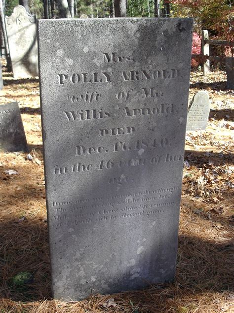 Polly Thayer Arnold 1793 1840 Mémorial Find a Grave