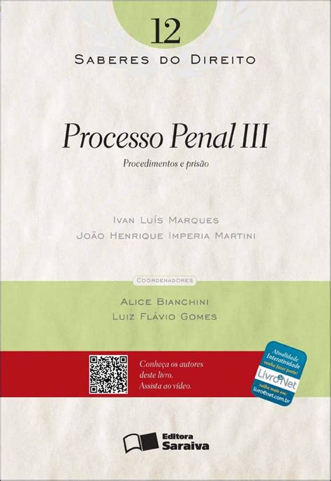 Amazon co jp Processo Penal 3 Volume 12 Coleção Saberes do Direito