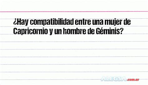 ¿hay Compatibilidad Entre Una Mujer De Capricornio Y Un Hombre De Géminis