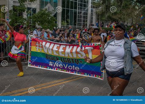 Black Lgbtq Community In Come Out With Pride Orlando Parade At Lake