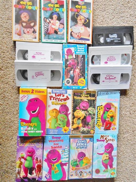 Lot Of Barney And Friends Vhs Tapes Abcs And S Barneys Hot Sex Picture