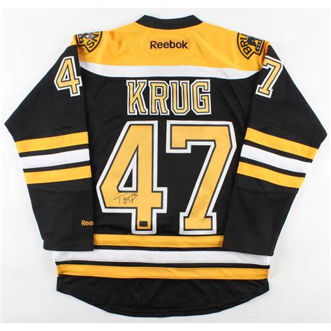 Torey Krug Signed Bruins Jersey (Krug COA) | Pristine Auction