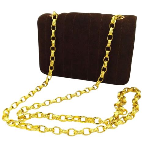 Chanel Authentic Classic K Gold Bijoux Chain Crossbody Vintage Flap