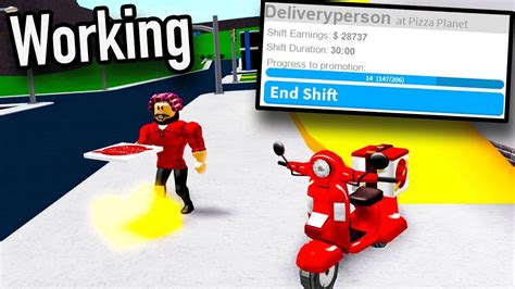 Bloxburg Pizza Delivery Level Pay Chart