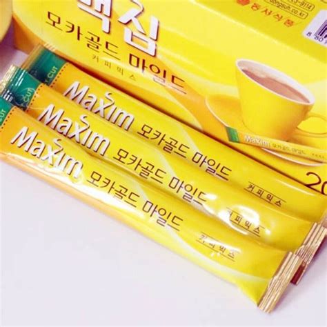Maxim Mocha Gold Mild Korean Instant Coffee Mix Sachet Thekfandomstore