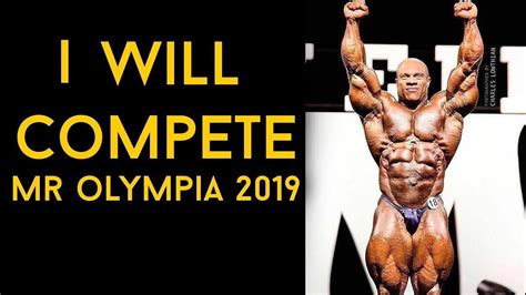 Phil Heath Competing 2019 Mr Olympia Youtube