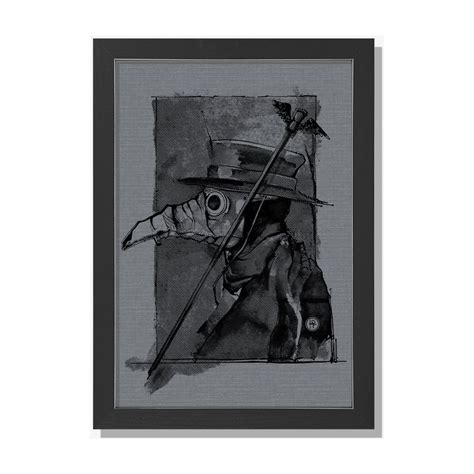 Plague Doctor Print Fabcreates