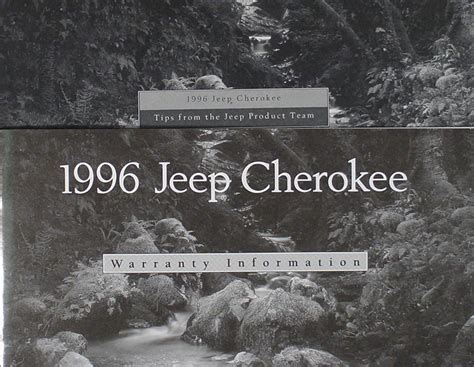 Jeep Cherokee Owner S Manual Original