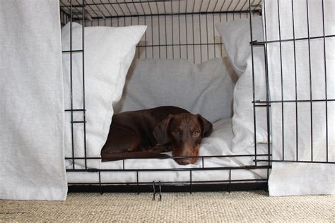 Dog Crate Covers and Sets cover, Bed & Bumper Made-to-measure, Custom ...