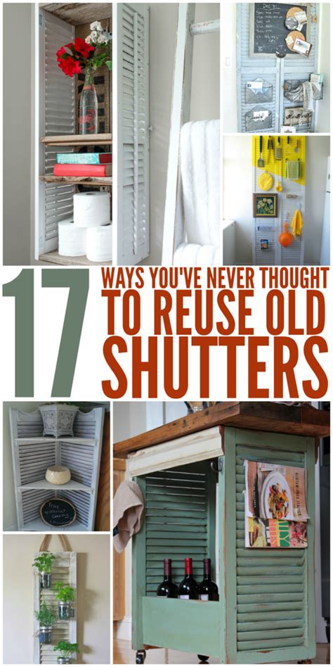 17 Ways You Ve Never Thought To Reuse Old Shutters