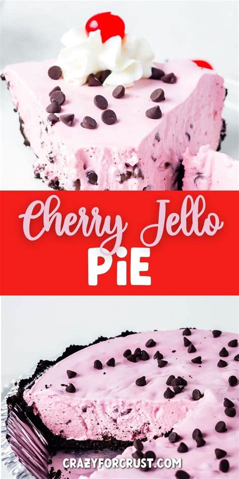 Easy Jello Pie Recipe Recipe Jello Pie Cool Whip Desserts Sweet