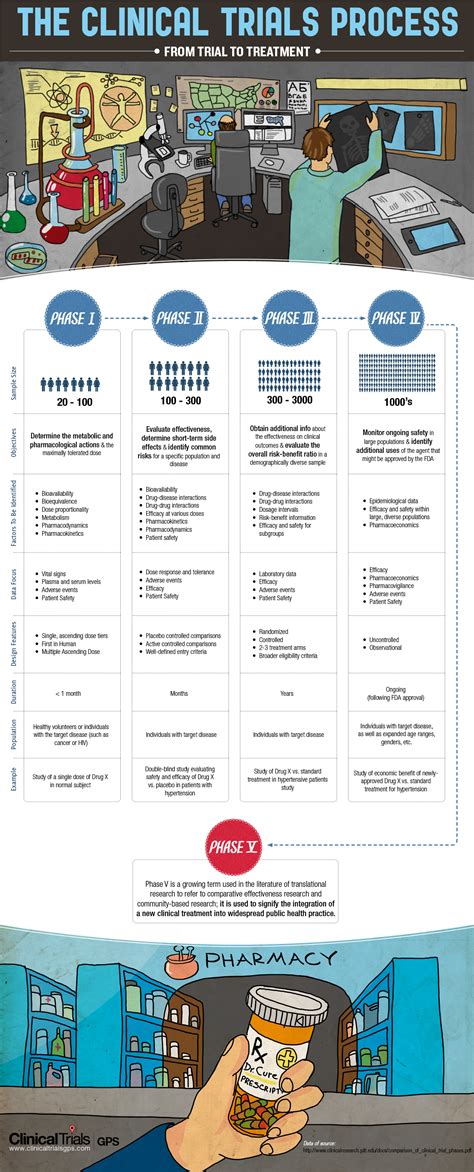 Understanding the Phases of Clinical Trials | Clinical Trials Infographic