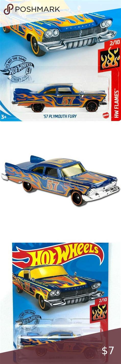 Hot Wheels Plymouth Fury Flames Blue Hot Wheels Plymouth Fury Plymouth