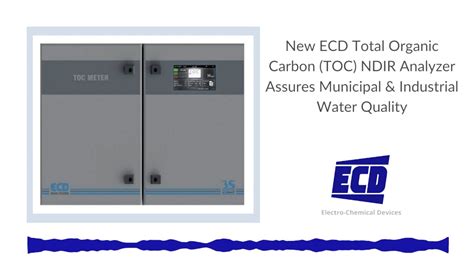 New ECD Total Organic Carbon TOC NDIR Analyzer Assures Municipal