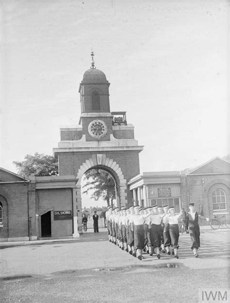 Fleet Air Arm Trainees At Hms St Vincent Gosport August